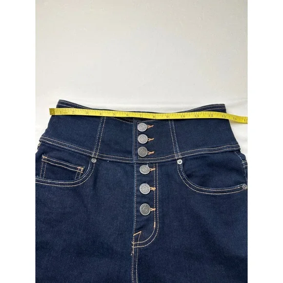 Joie High Waisted Button Fly Dark Wash Denim Jeans Size 27/4 - Picture 7 of 10